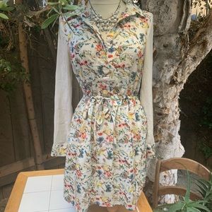 Whimsical and Flirty Sheer-Back Farm Dress!